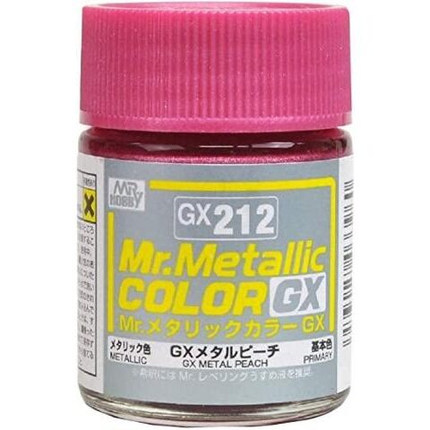 GX212 Gunze vernice smalto METAL PEACH 18ml Mr.Hobby colore modellismo