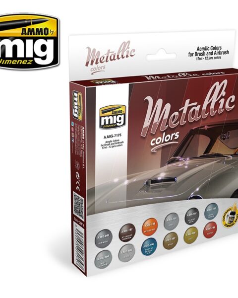 7175 METALLIC COLORS SET AMMO MIG