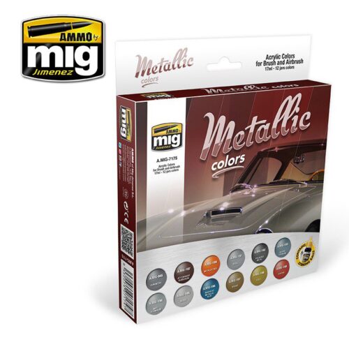 7175 METALLIC COLORS SET AMMO MIG