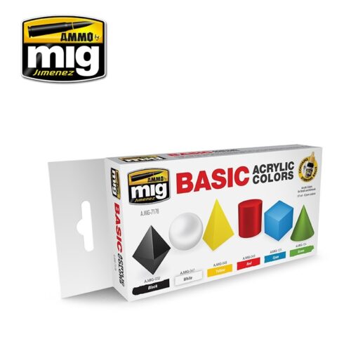 7178 BASIC ACRYLIC COLORS AMMO MIG