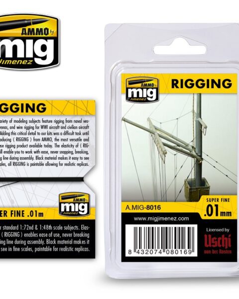 RIGGING – SUPER FINE 0.01mm AMMO MIG 8016