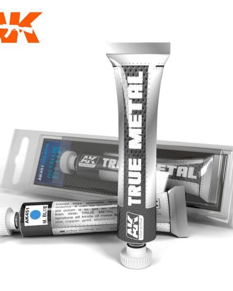 AK451 TRUE METAL: METALLIC BLUE TUBE  30gr AK INTERACTIVE