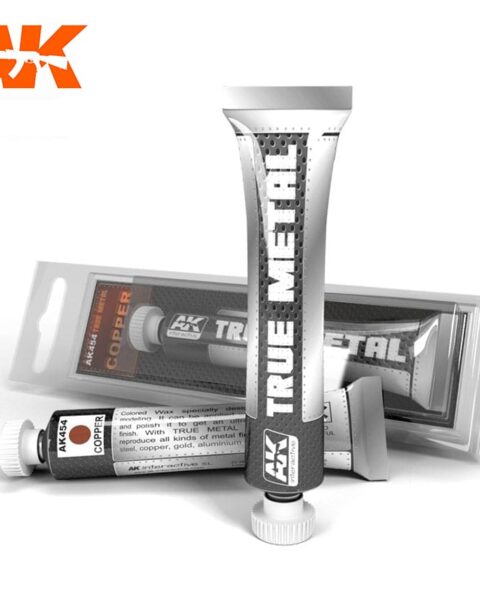 AK454 TRUE METAL: COPPER  30gr AK INTERACTIVE