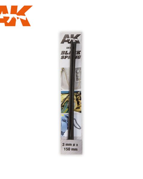 AK9189 BLACK SPRING Ø3mm AK INTERACTIVE