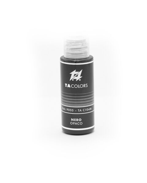 TA-C104M colore acrilico per modellismo 30ml NERO OPACO TA Colors