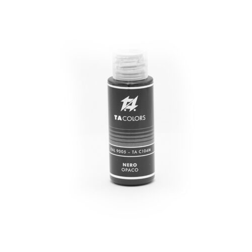 TA-C104M colore acrilico per modellismo 30ml NERO OPACO TA Colors
