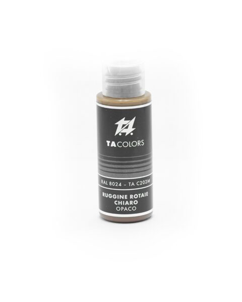 TA-C202M colore acrilico per modellismo 30ml RUGGINE ROTAIE CHIARO OPACO TA Colors