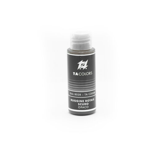 TA-C203M colore acrilico per modellismo 30ml RUGGINE ROTAIE SCURO OPACO TA Colors