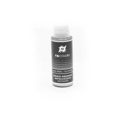 TA-C212S colore acrilico per modellismo 30ml GRIGIO ARGENTO METALLIZZATO SATINATO TA Colors