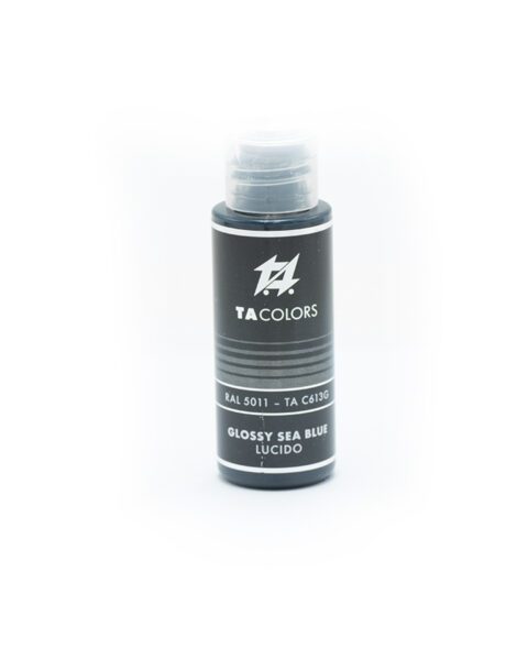 TA-C613G colore acrilico per modellismo 30ml GLOSSY SEA BLUE LUCIDO TA Colors