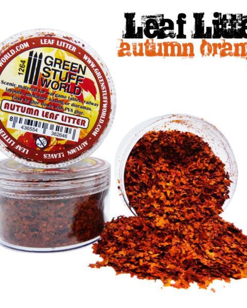 1264 LEAF LITTER - AUTUMN ORANGE - 10gr GREEN STUFF WORLD