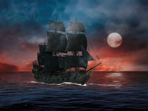 Veliero fantasma Black Pearl scala 1:150 REVELL 05499 - immagine 5