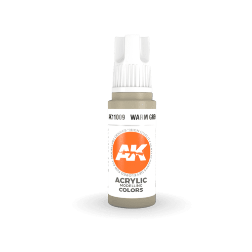 AK11009 3RD. GRIGIO CALDO – STANDARD 17ml colore acrilico per modellismo
