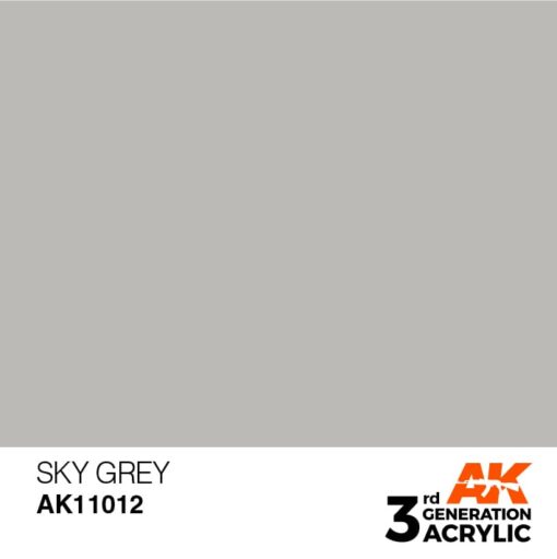 AK11012 3RD. GRIGIO CIELO – STANDARD F.S.36463 17ml colore acrilico per modellismo - immagine 2