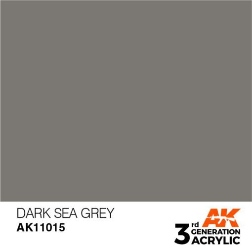 AK11015 3RD. GRIGIO MARE SCURO – STANDARD F.S.36231 17ml colore acrilico per modellismo - immagine 2