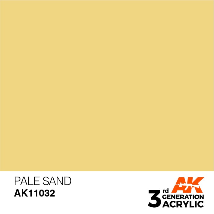 AK11032 3RD. SABBIA PALLIDO – STANDARD F.S.23722 17ml colore acrilico per modellismo - immagine 2