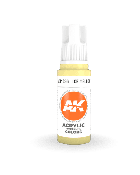 AK11036 3RD. GIALLO GHIACCIO – STANDARD 17ml colore acrilico per modellismo