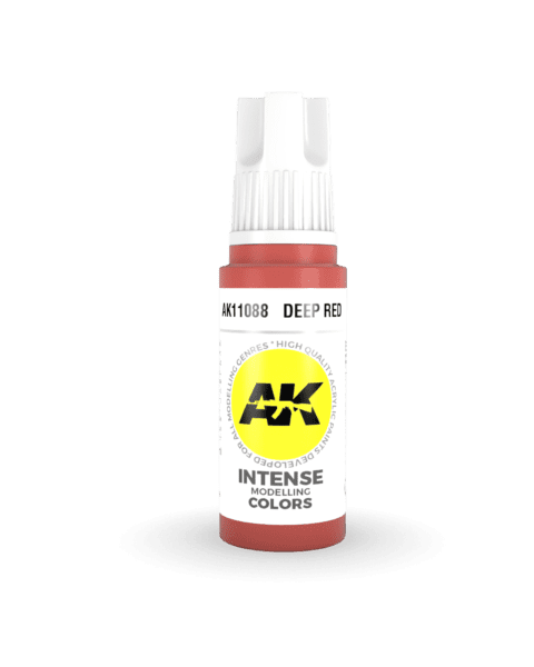 AK11088 3RD. ROSSO PROFONDO - INTENSO 17ml colore acrilico per modellismo
