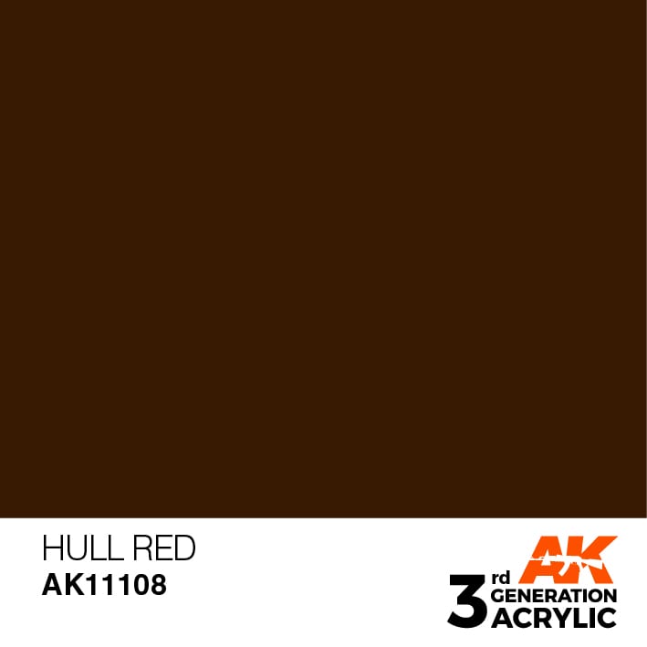 AK11108 3RD. SCAFO ROSSO – STANDARD F.S. 30059 17ml colore acrilico per modellismo - immagine 2