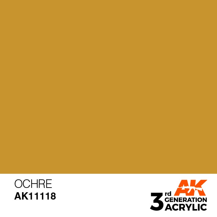 AK11118 3RD. OCRA – STANDARD F.S. 33434 17ml colore acrilico per modellismo - immagine 2