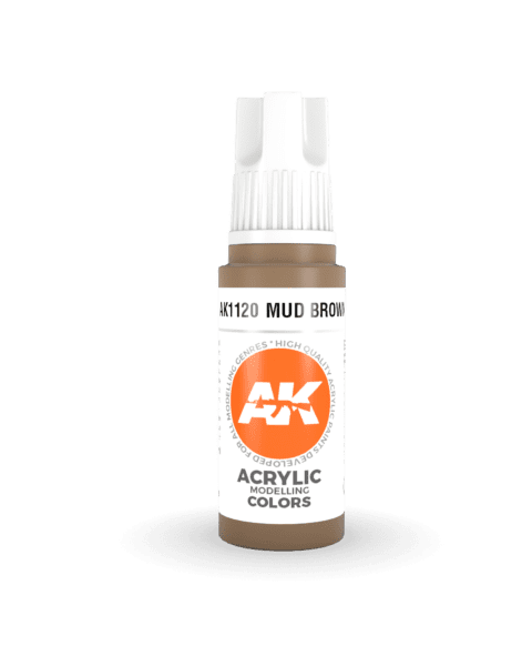 AK11120 3RD. MARRONE FANGO – STANDARD F.S. 30140 17ml colore acrilico per modellismo