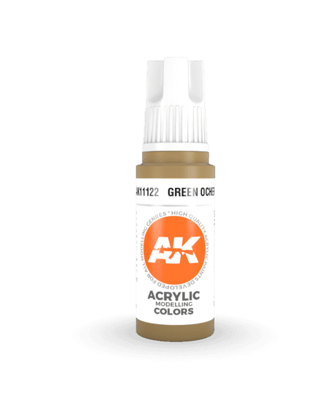 AK11122 3RD. OCRA VERDE – STANDARD 17ml colore acrilico per modellismo