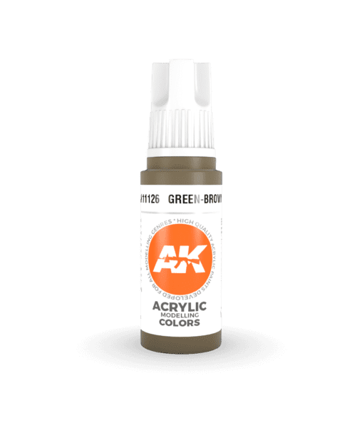 AK11126 3RD. VERDE-MARRONE – STANDARD 17ml colore acrilico per modellismo