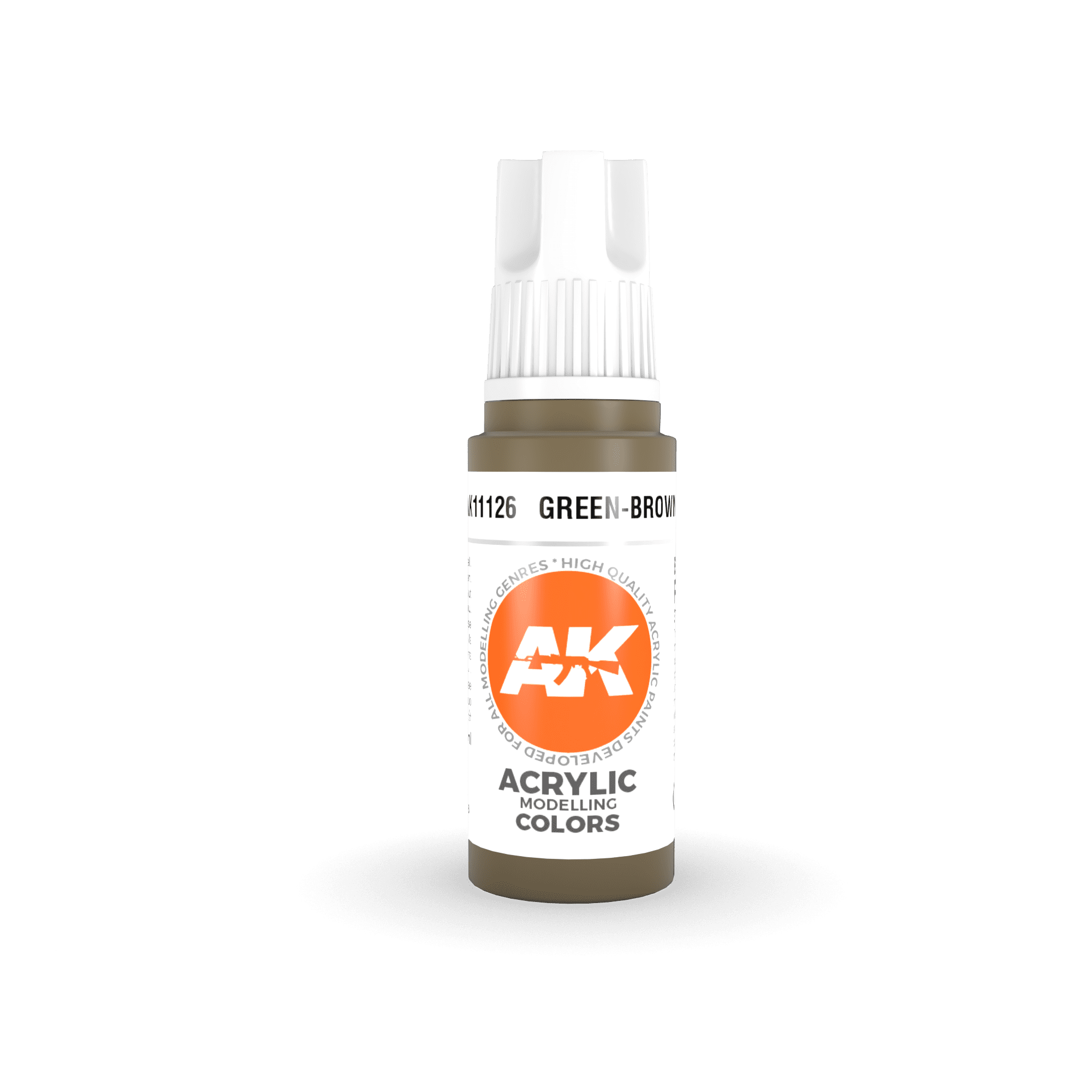 AK11126 3RD. VERDE-MARRONE – STANDARD 17ml colore acrilico per modellismo