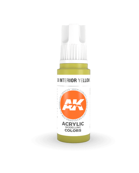AK11138 3RD. INTERNO GIALLO VERDE – STANDARD F.S. 33481 17ml colore acrilico per modellismo