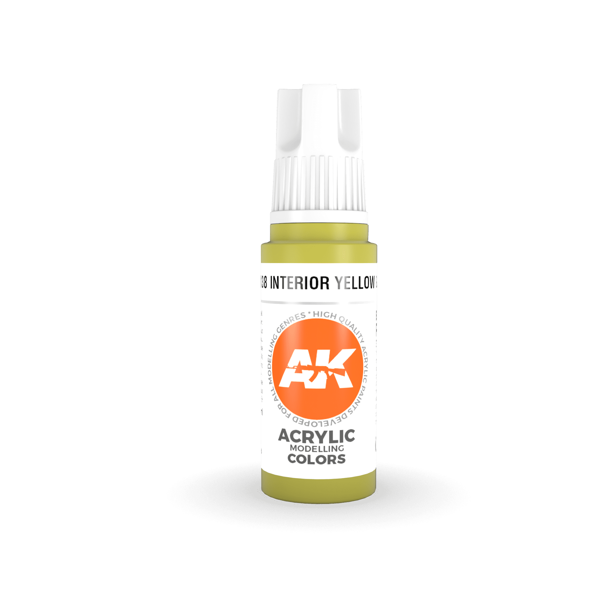 AK11138 3RD. INTERNO GIALLO VERDE – STANDARD F.S. 33481 17ml colore acrilico per modellismo