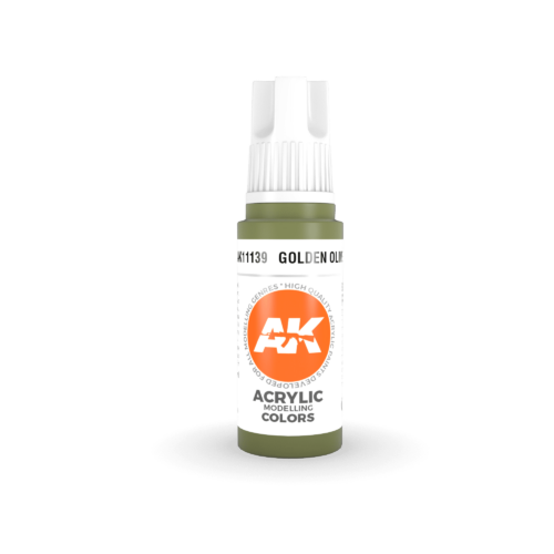AK11139 3RD. OLIVA D’ORO – STANDARD 17ml colore acrilico per modellismo