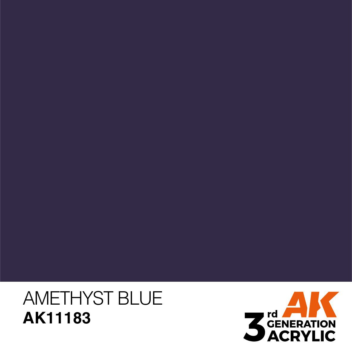 AK11183 3RD. BLU AMETISTA – STANDARD 17ml colore acrilico per modellismo - immagine 2