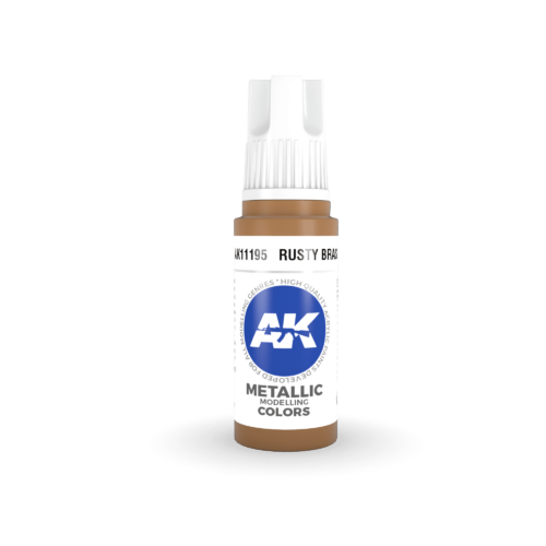 AK11195 3RD. OTTONE RUGGINE – METALLIZZATO 17ml colore acrilico per modellismo