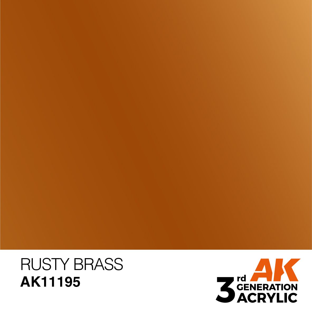 AK11195 3RD. OTTONE RUGGINE – METALLIZZATO 17ml colore acrilico per modellismo - immagine 2