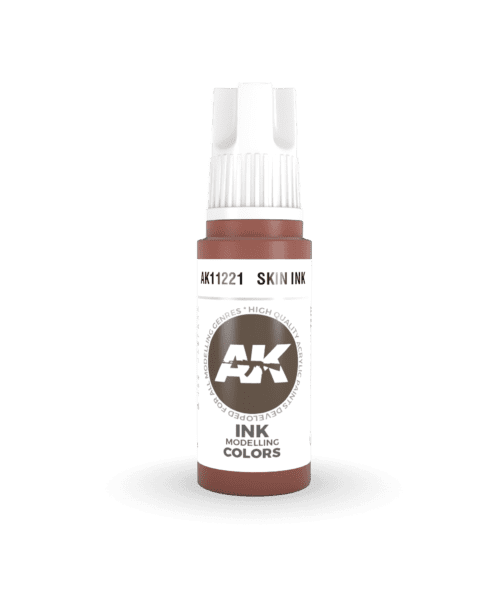 AK11221 3RD. PELLE – INCHIOSTRO 17ml colore acrilico per modellismo