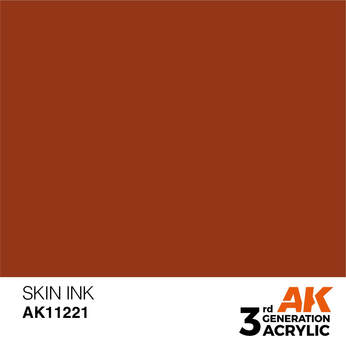 AK11221 3RD. PELLE – INCHIOSTRO 17ml colore acrilico per modellismo - immagine 2