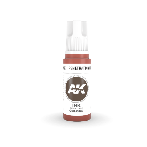 AK11227 3RD. ROSSO PENETRANTE – INCHIOSTRO 17ml colore acrilico per modellismo
