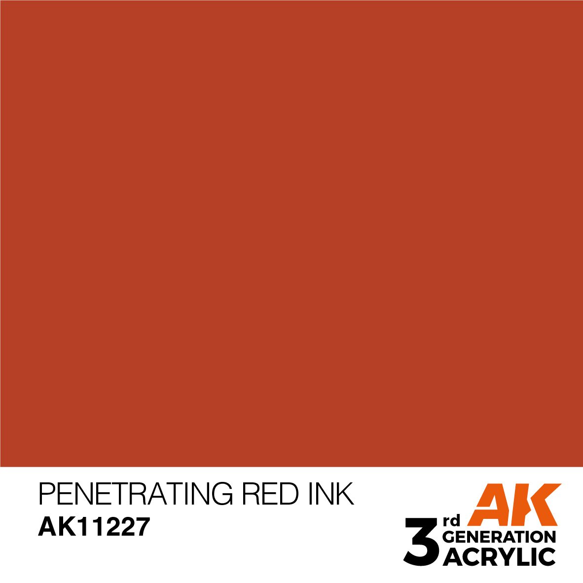 AK11227 3RD. ROSSO PENETRANTE – INCHIOSTRO 17ml colore acrilico per modellismo - immagine 2