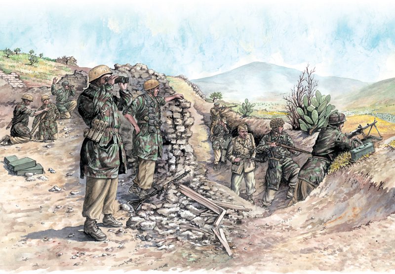 German Paratroop. (tropical) scala 1:72 ITALERI 6134