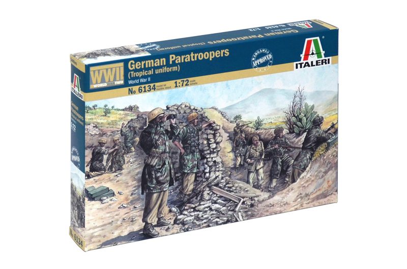 German Paratroop. (tropical) scala 1:72 ITALERI 6134 - immagine 2
