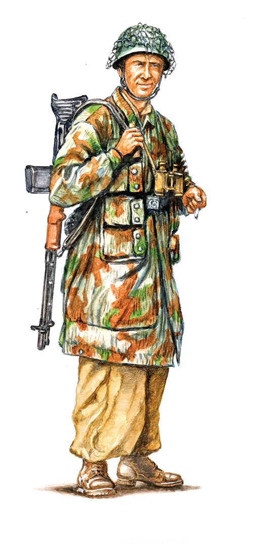 German Paratroop. (tropical) scala 1:72 ITALERI 6134 - immagine 3