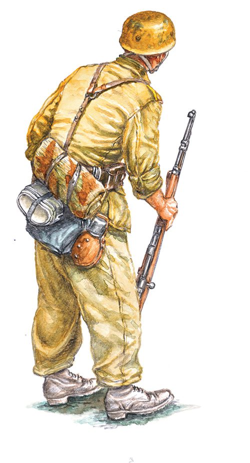 German Paratroop. (tropical) scala 1:72 ITALERI 6134 - immagine 4