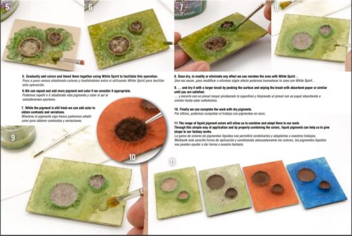AK1208 DARK RUST DUST – ENAMEL LIQUID PIGMENT AK INTERACTIVE - immagine 4