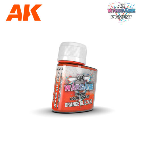 AK1213 ORANGE BLIZZARD – ENAMEL LIQUID PIGMENT AK INTERACTIVE