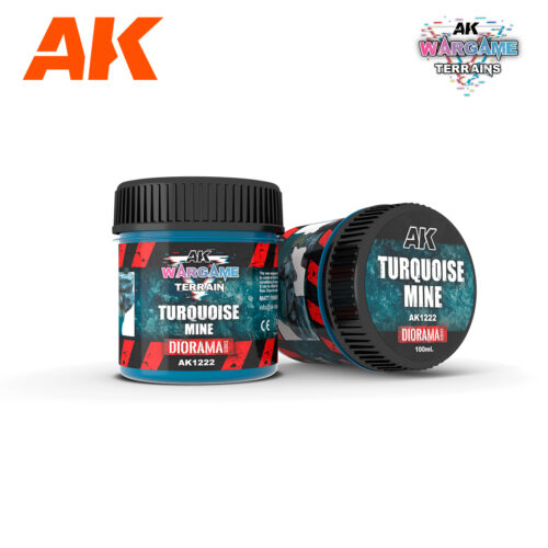 AK1222 TURQUOISE MINE – WARGAME TERRAINS – 100ML AK INTERACTIVE