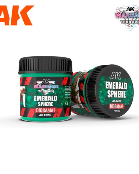 AK1223 EMERALD SPHERE – WARGAME TERRAINS – 100ML AK INTERACTIVE