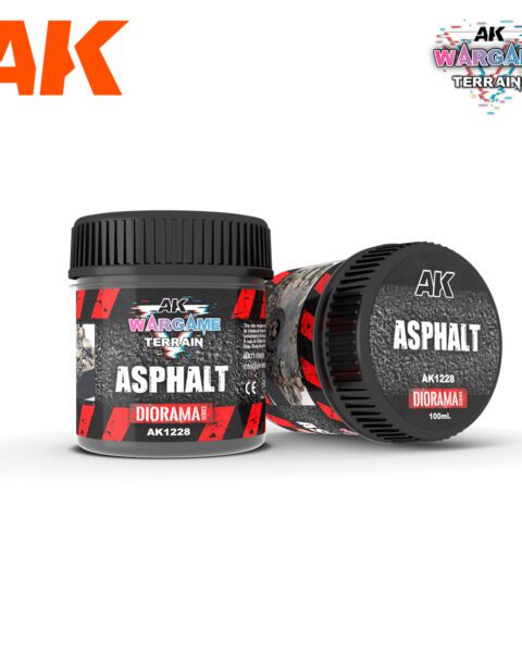 AK1228 ASPHALT  – WARGAME TERRAINS – 100ML AK INTERACTIVE
