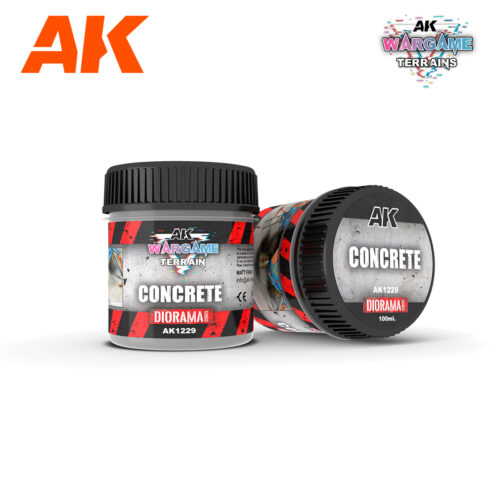 AK1229 CONCRETE  – WARGAME TERRAINS – 100ML AK INTERACTIVE