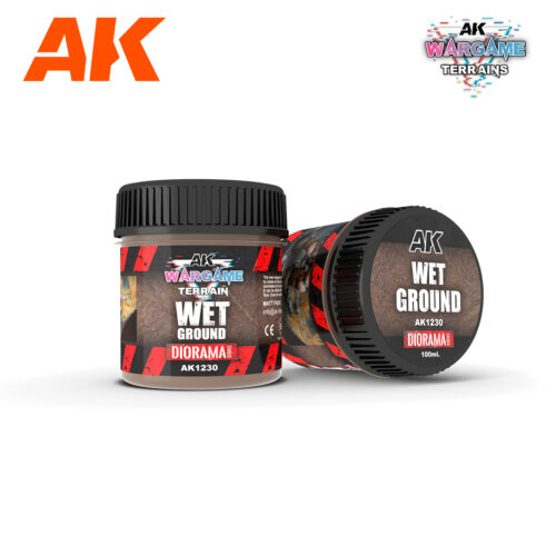 AK1230 WET GROUND  – WARGAME TERRAINS – 100ML AK INTERACTIVE