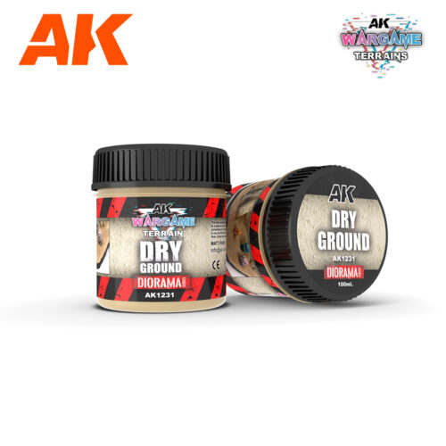 AK1231 DRY GROUND  – WARGAME TERRAINS – 100ML AK INTERACTIVE